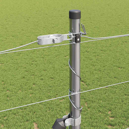 Palo della recinzione Zincato 25 x 1,6 m Acciaio