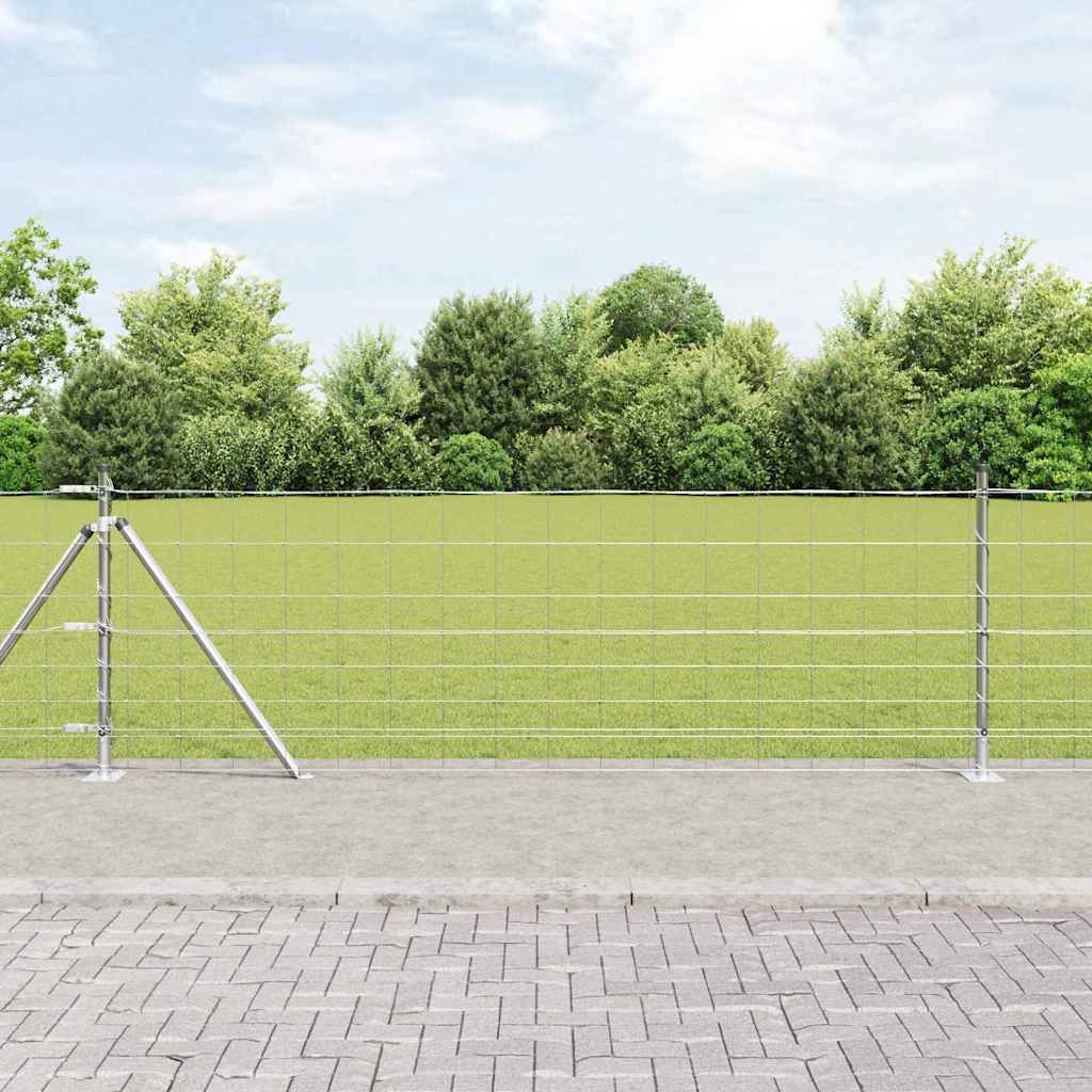 Palo della recinzione Zincato 50 x 0,8 m Acciaio