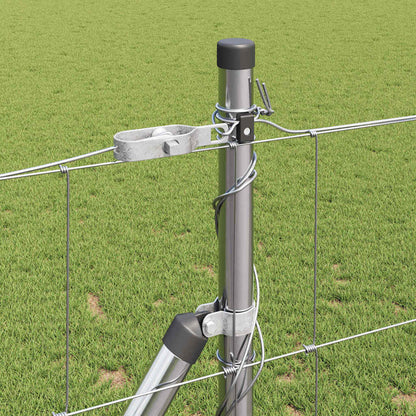Palo della recinzione Zincato 50 x 1,2 m Acciaio