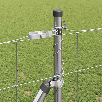 Palo della recinzione Zincato 50 x 1,2 m Acciaio
