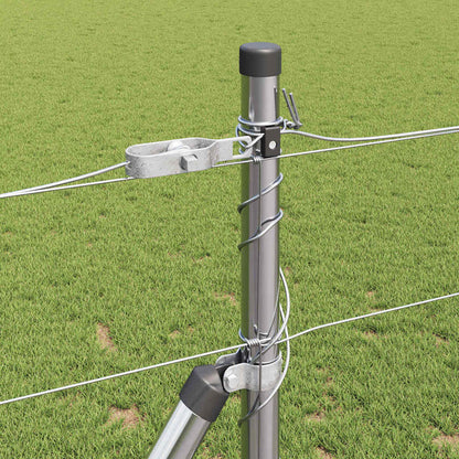 Palo della recinzione Zincato 50 x 1,2 m Acciaio