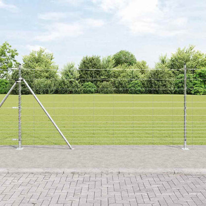 Palo della recinzione Zincato 50 x 1,2 m Acciaio