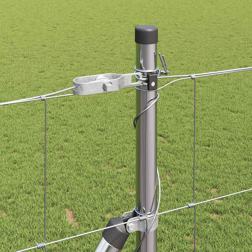 Palo della recinzione Zincato 50 x 1,4 m Acciaio