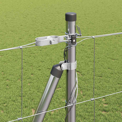 Palo della recinzione Zincato 50 x 1,5 m Acciaio