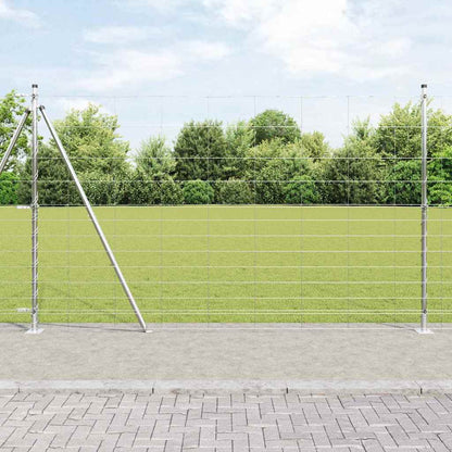 Palo della recinzione Zincato 50 x 1,5 m Acciaio