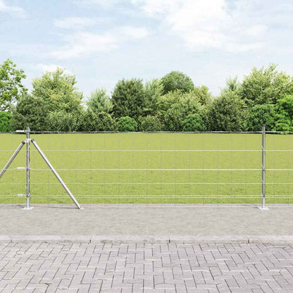Palo della recinzione Zincato 100 x 0,8 m Acciaio
