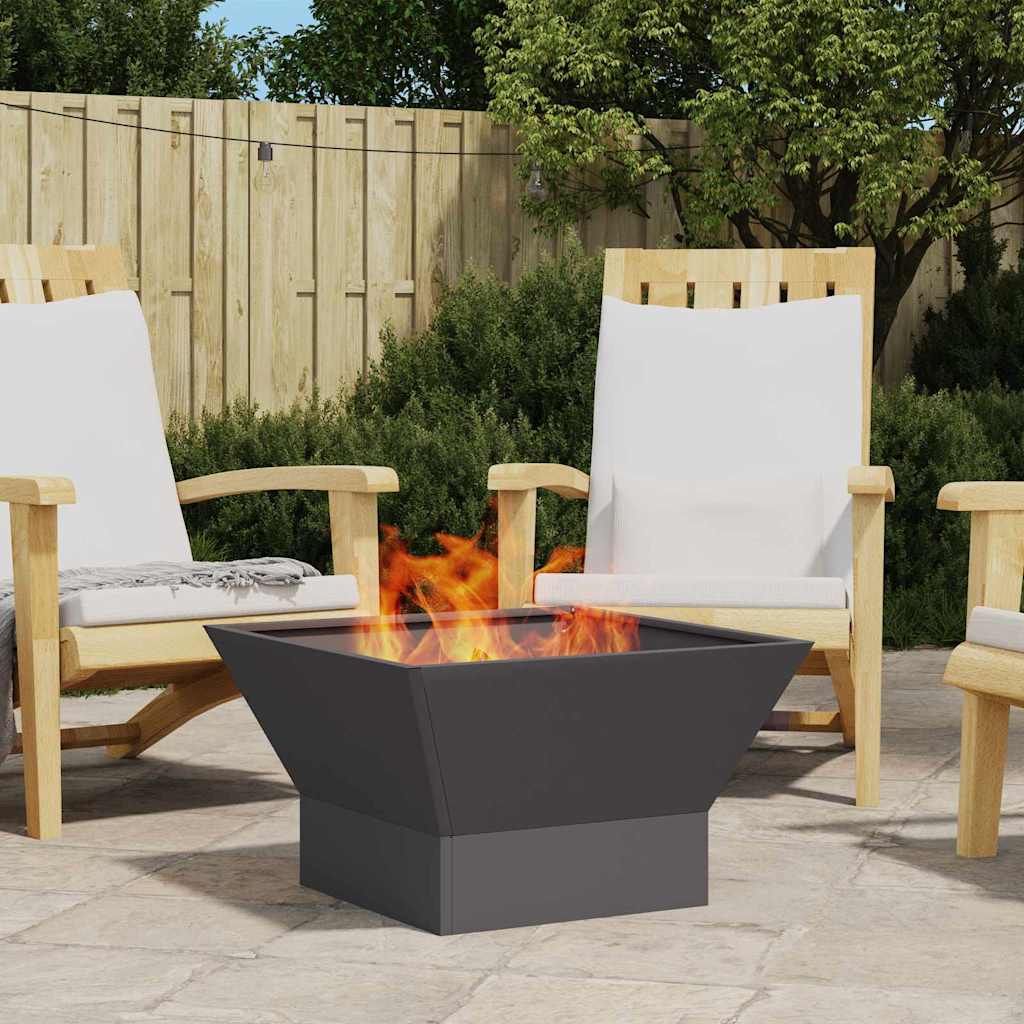 Focolare Nero 60 x 60 x 35 cm Acciaio