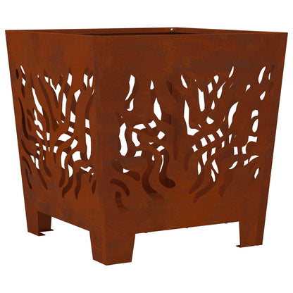Focolare Marrone 40 x 40 x 40 cm Acciaio