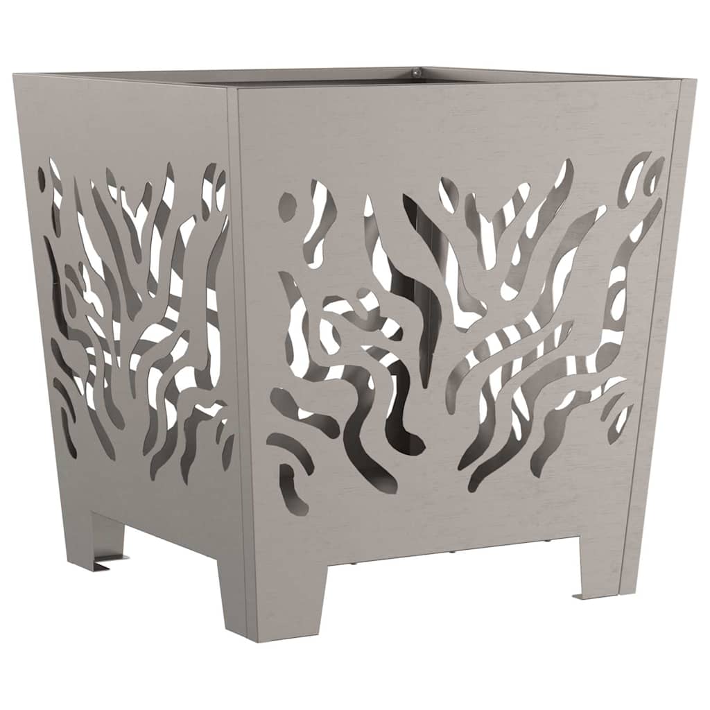 Focolare Marrone 40 x 40 x 40 cm Acciaio