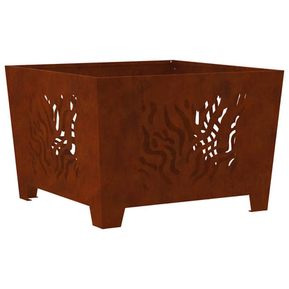 Focolare Marrone 60 x 60 x 40 cm Acciaio