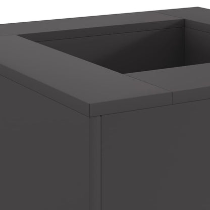Focolare Nero 60 x 60 x 30 cm Acciaio