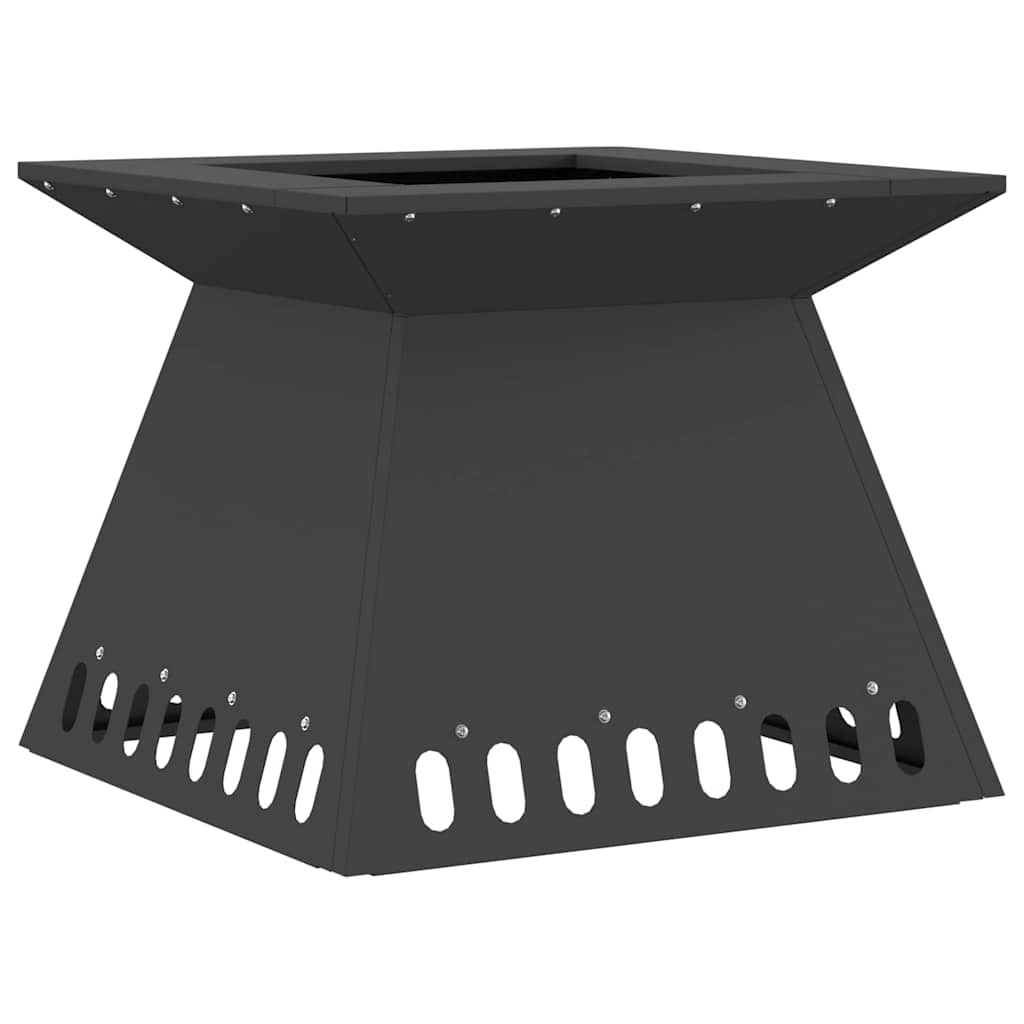 Focolare Nero 48 x 48 x 40 cm Acciaio