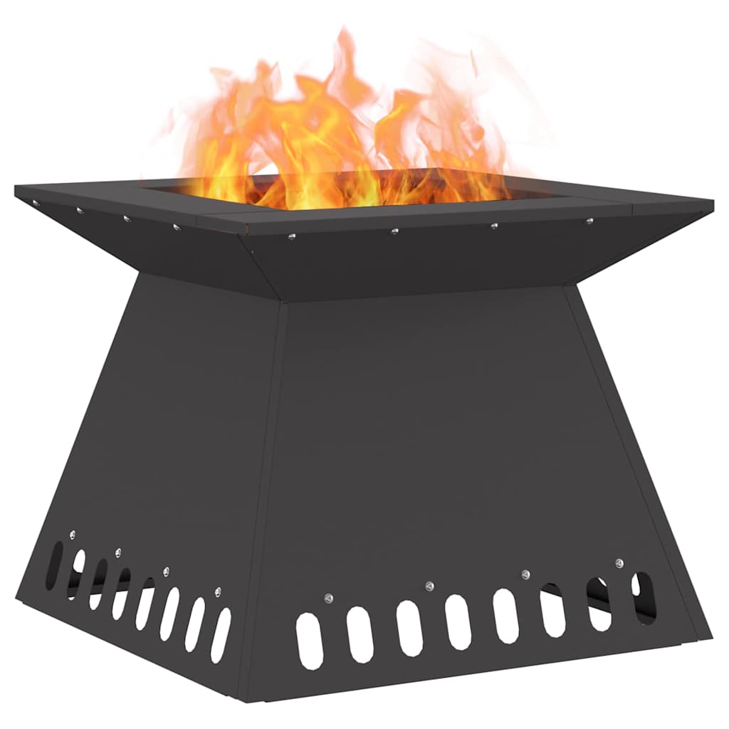 Focolare Nero 48 x 48 x 40 cm Acciaio