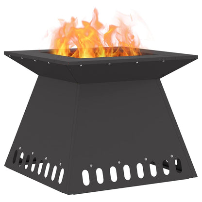 Focolare Nero 48 x 48 x 40 cm Acciaio