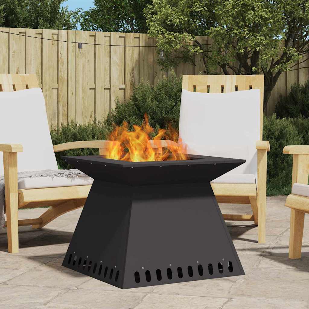 Focolare Nero 60 x 60 x 50 cm Acciaio