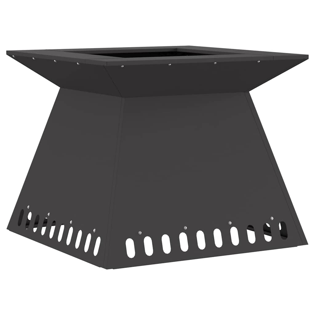 Focolare Nero 60 x 60 x 50 cm Acciaio