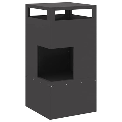 Focolare Nero 50 x 50 x 100 cm Acciaio