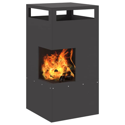 Focolare Nero 50 x 50 x 100 cm Acciaio