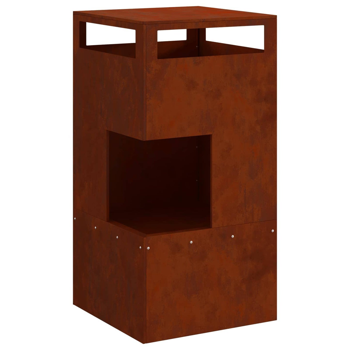 Focolare Marrone 50 x 50 x 100 cm Acciaio