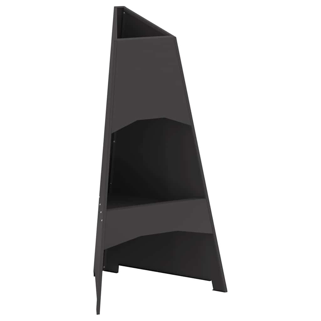 Focolare Nero 50 x 50 x 95 cm Acciaio
