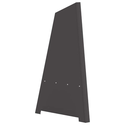 Focolare Nero 50 x 50 x 95 cm Acciaio