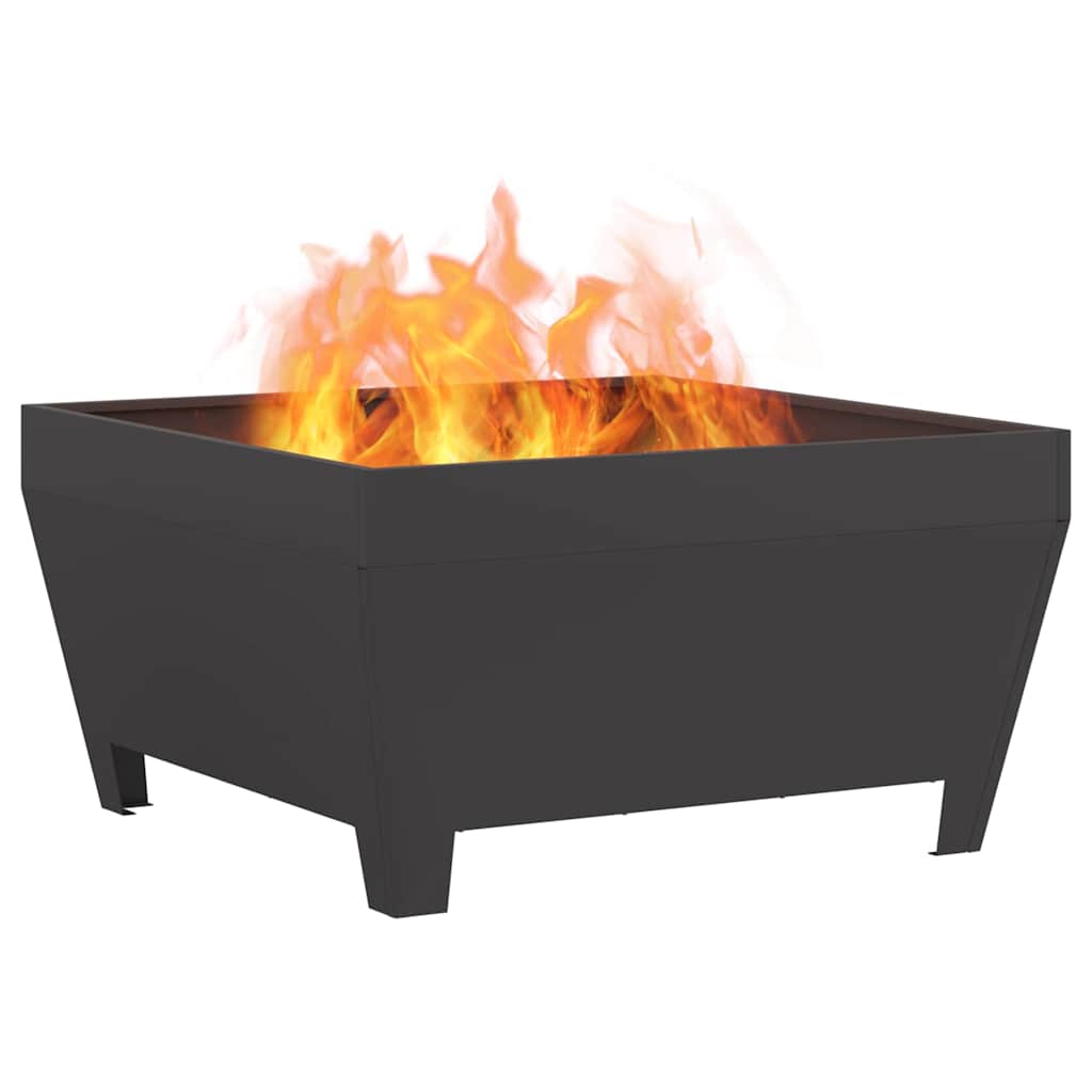 Focolare Nero 80 x 80 x 43 cm Acciaio