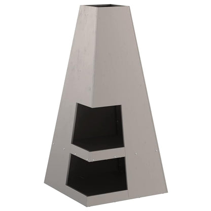 Focolare Marrone 50 x 50 x 100 cm Acciaio