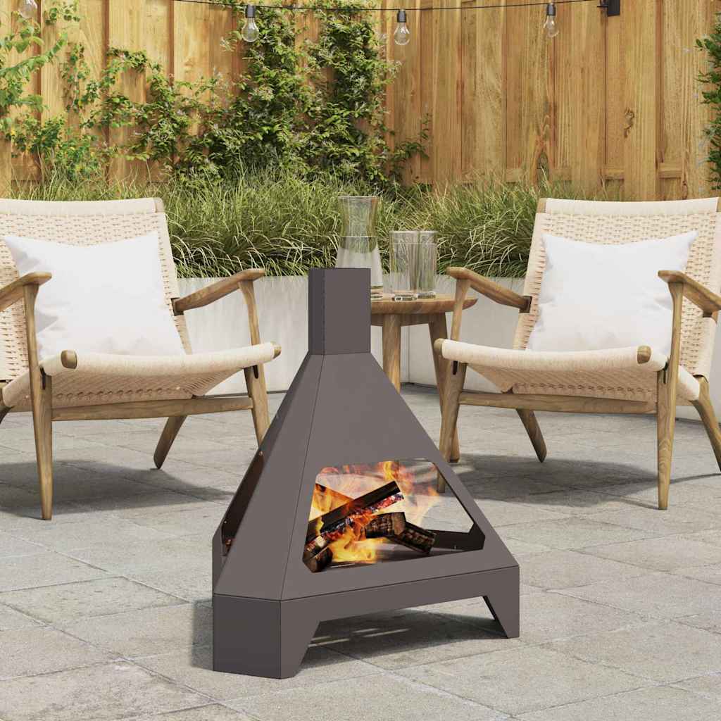 Focolare Nero 50 x 43 x 52 cm Acciaio