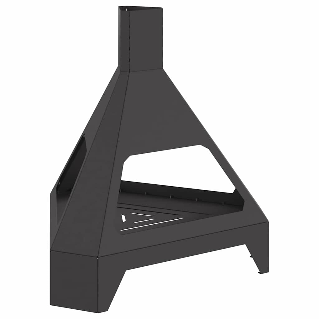 Focolare Nero 50 x 43 x 52 cm Acciaio