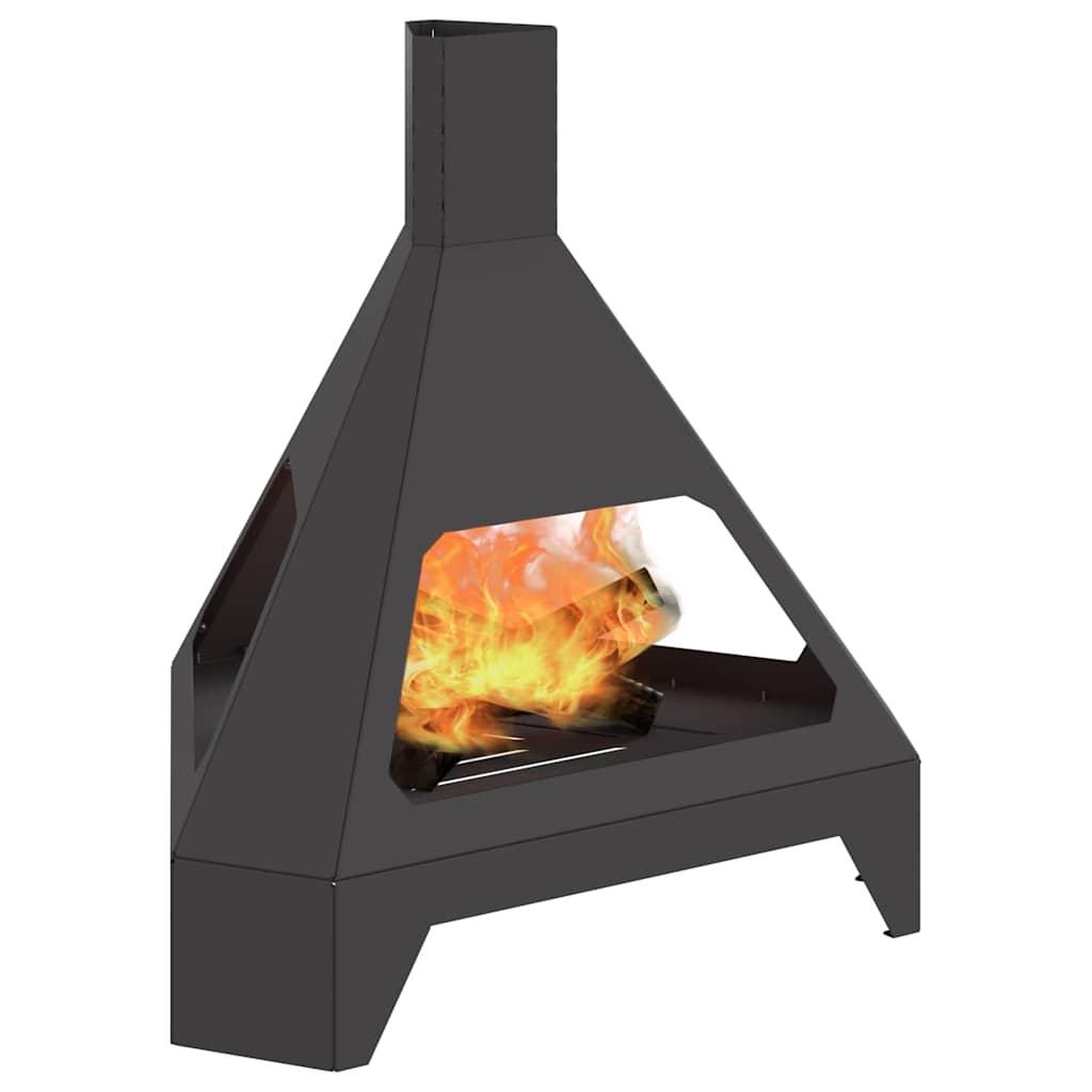 Focolare Nero 50 x 43 x 52 cm Acciaio