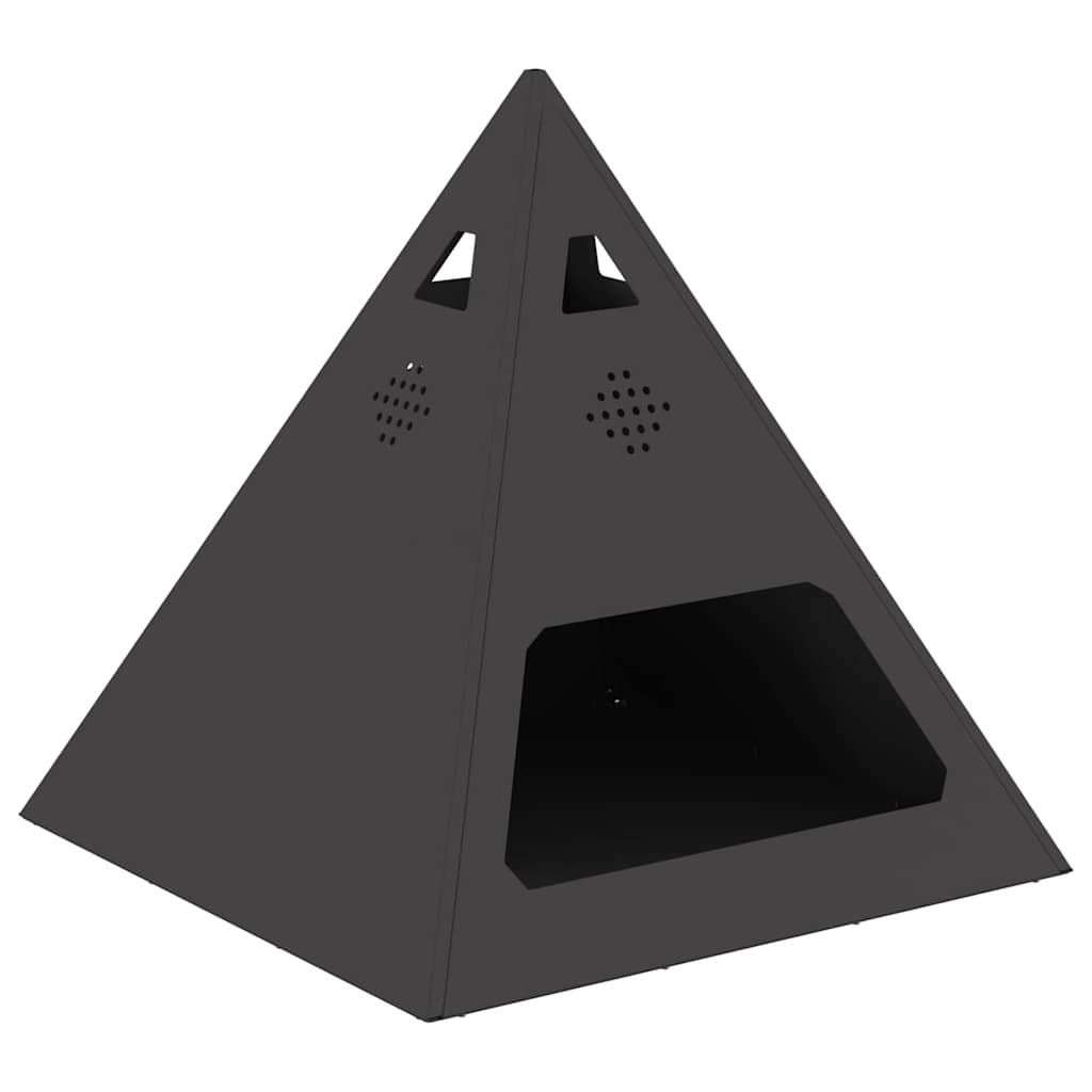Focolare Nero 50 x 50 x 51 cm Acciaio
