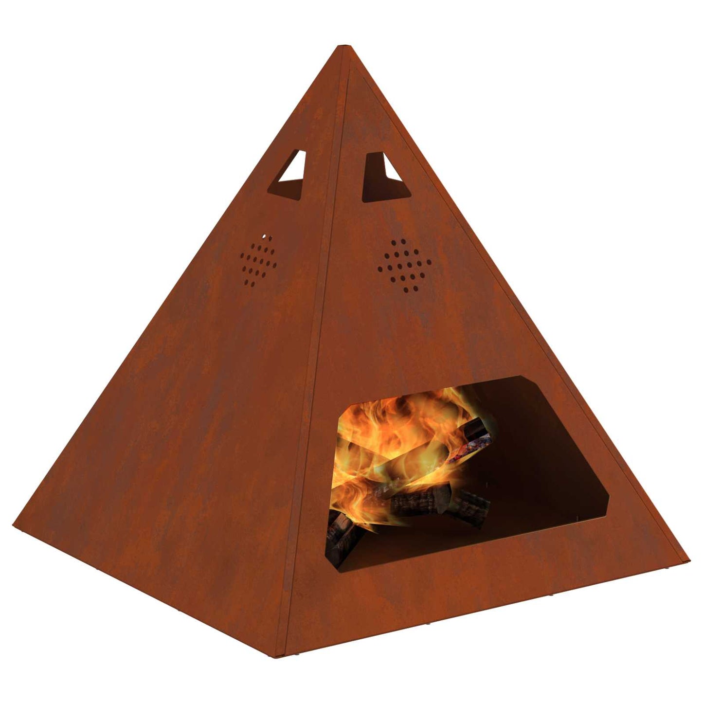 Focolare Marrone 50 x 50 x 51 cm