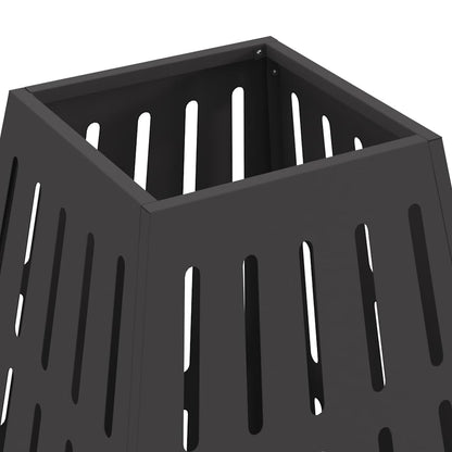 Focolare Nero 50 x 50 x 70 cm Acciaio