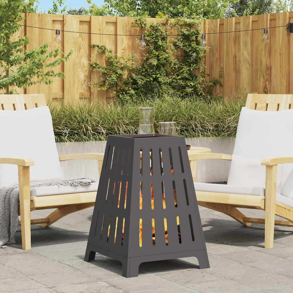 Focolare Nero 50 x 50 x 70 cm Acciaio
