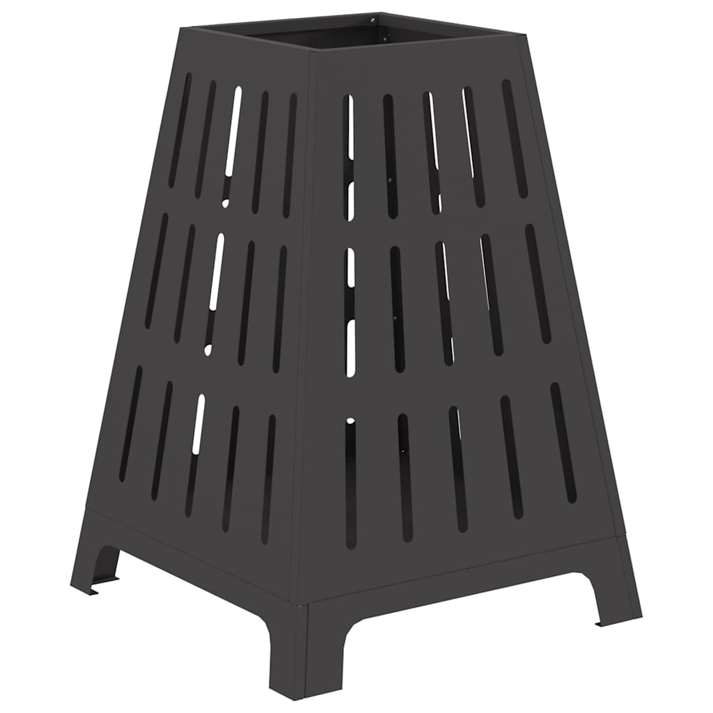 Focolare Nero 50 x 50 x 70 cm Acciaio