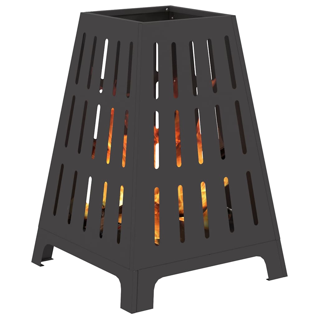 Focolare Nero 50 x 50 x 70 cm Acciaio