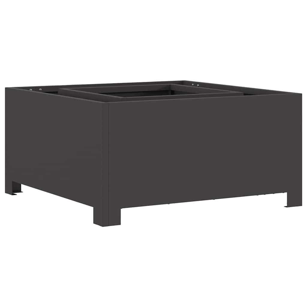 Focolare Nero 60 x 60 x 30 cm Acciaio