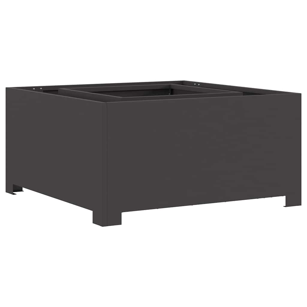 Focolare Nero 80 x 80 x 40 cm Acciaio