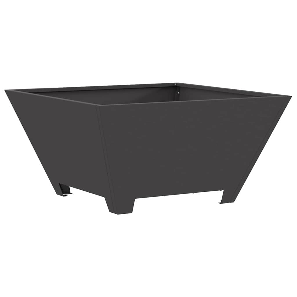 Focolare Nero 60 x 60 x 30 cm Acciaio