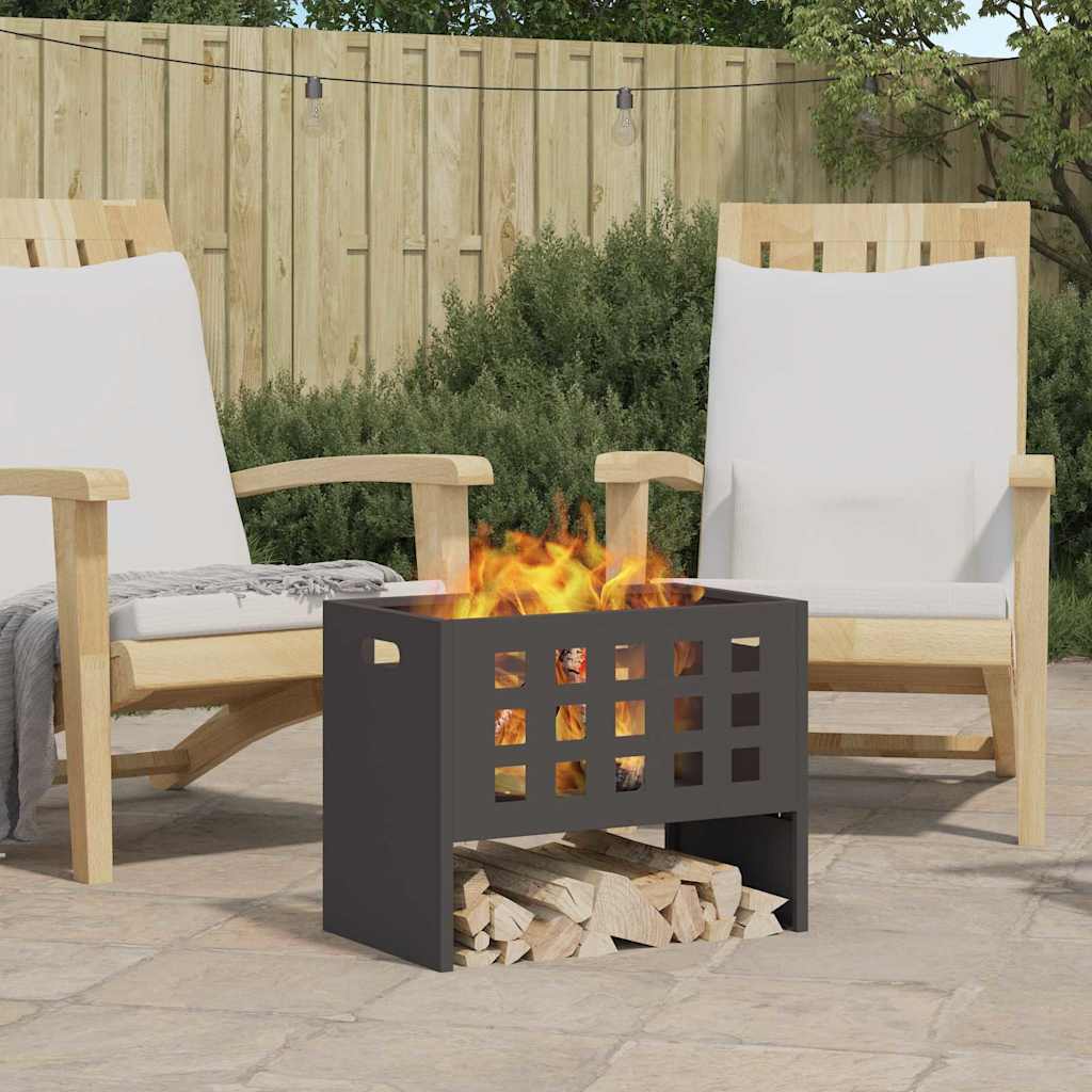 Focolare Nero 50 x 30 x 40 cm Acciaio