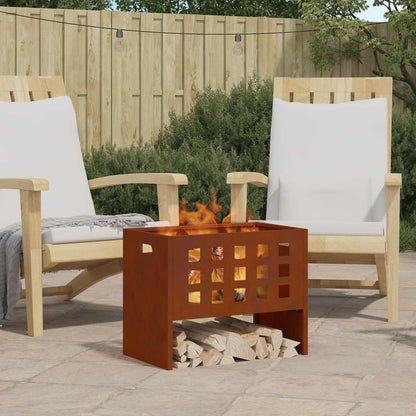 Focolare Marrone 50 x 30 x 40 cm Acciaio