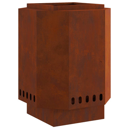 Focolare Senza Fumi Marrone 38 x 38 x 51 cm