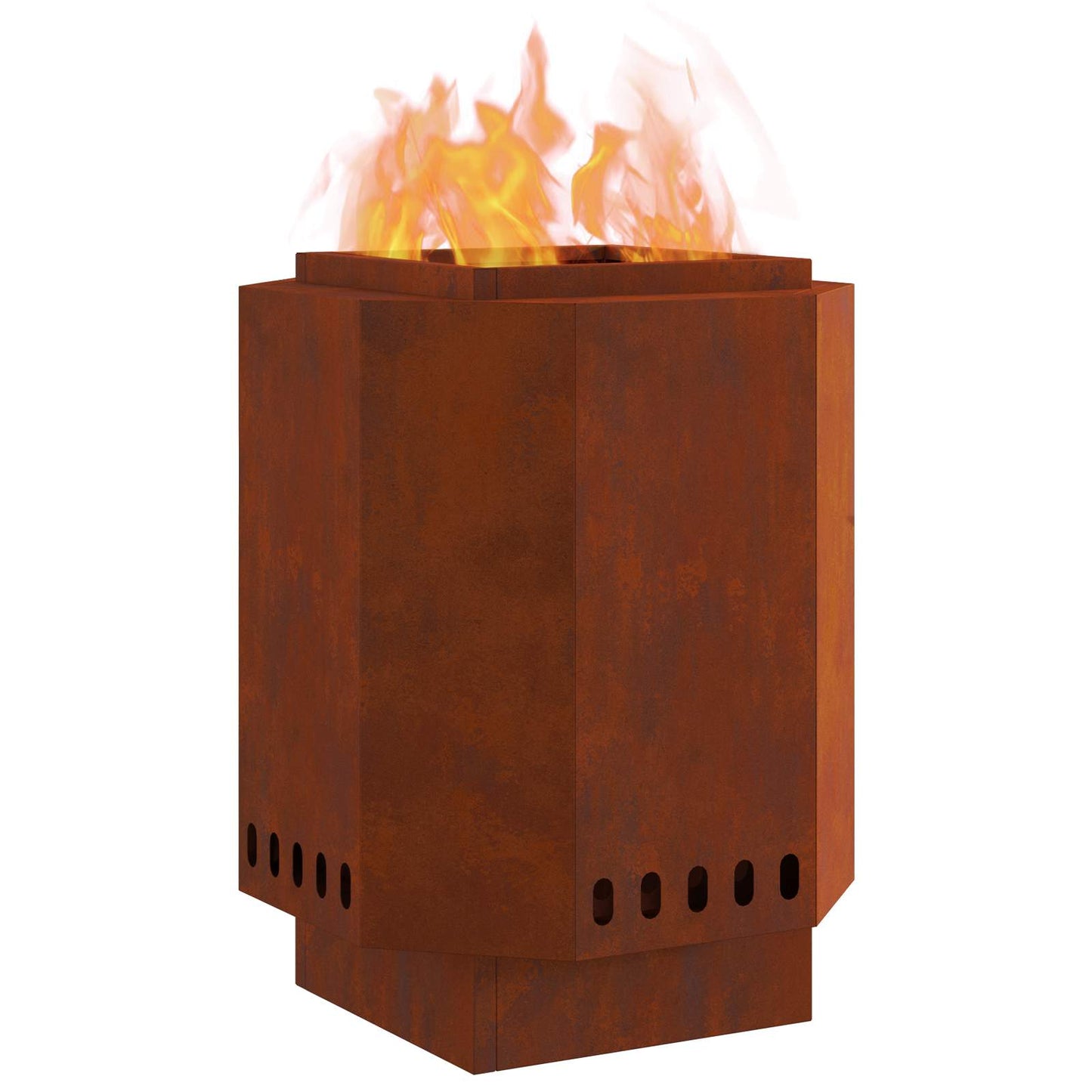 Focolare Senza Fumi Marrone 38 x 38 x 51 cm