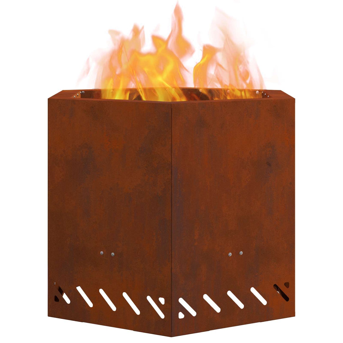 Focolare Senza Fumi Marrone 58 x 58 x 51 cm