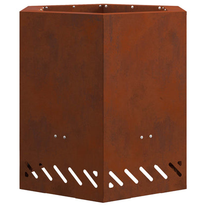 Focolare Senza Fumi Marrone 48 x 48 x 51 cm