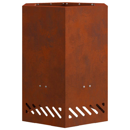 Focolare Senza Fumi Marrone 38 x 38 x 51 cm