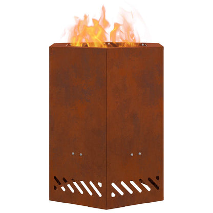Focolare Senza Fumi Marrone 38 x 38 x 51 cm