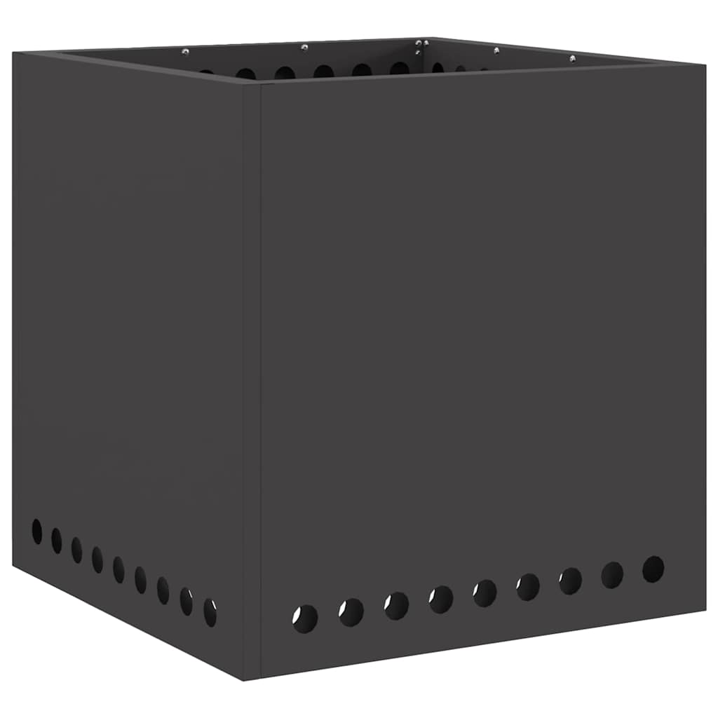 Focolare Senza Fumi Nero 48 x 48 x 50 cm Acciaio