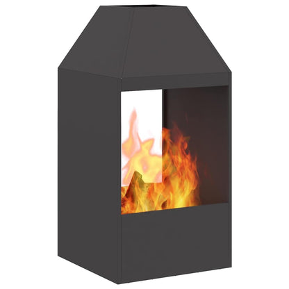 Focolare Nero 50 x 50 x 100 cm Acciaio