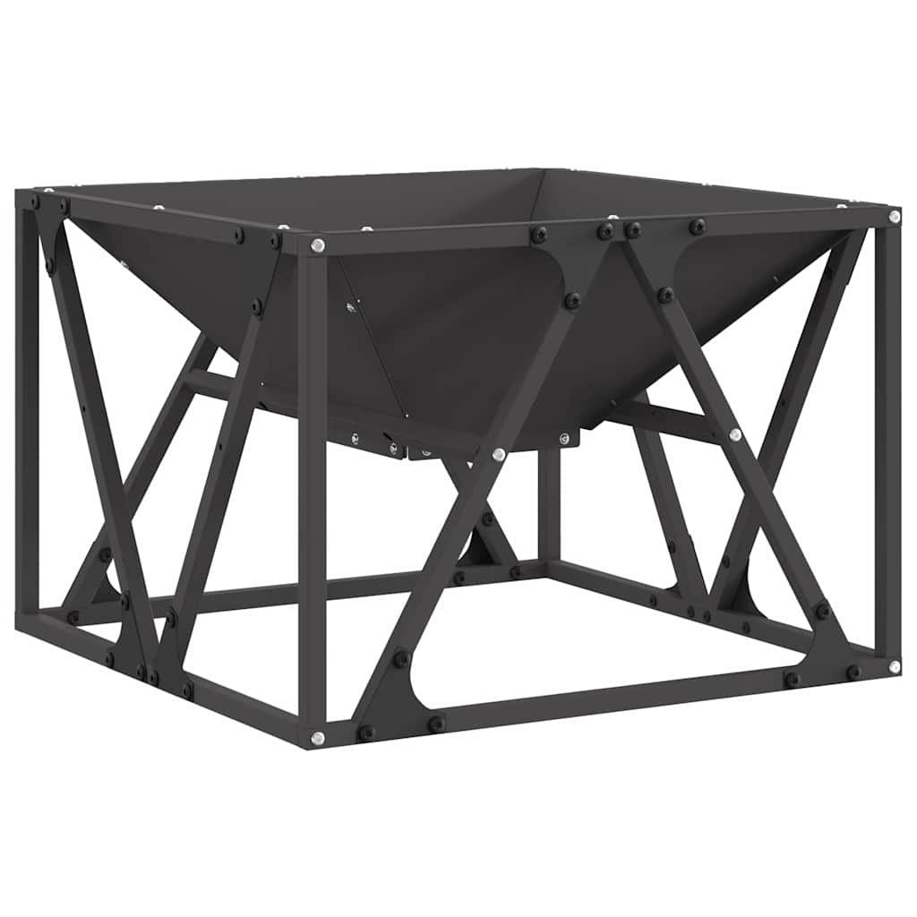 Focolare Nero 50 x 50 x 35 cm Acciaio